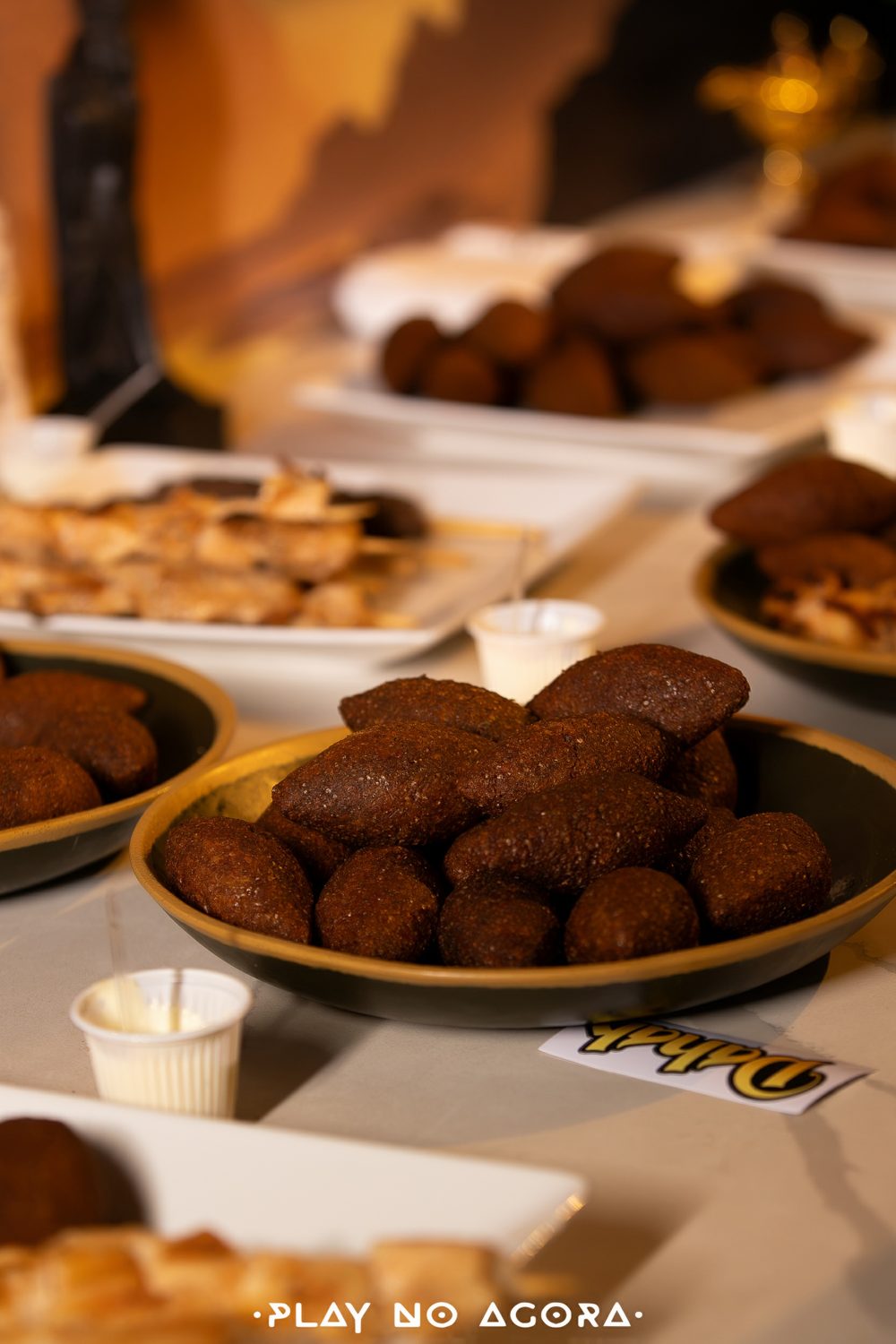 Mesa de gastronomia árabe